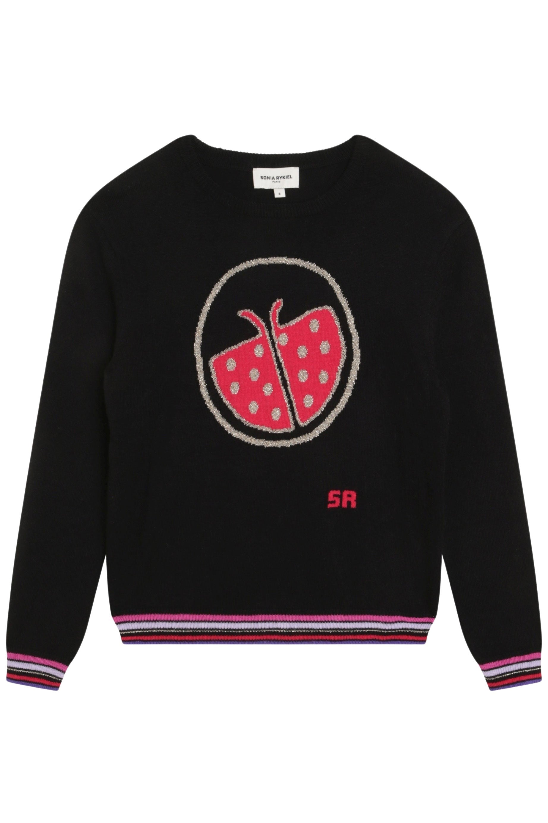 Pull en tricot place etoile - Noir