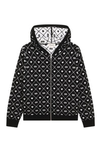 Cardigan à capuche - Noir