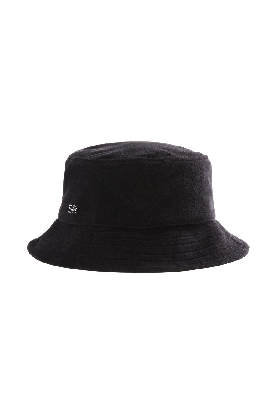 Chapeau bob à strass - Noir