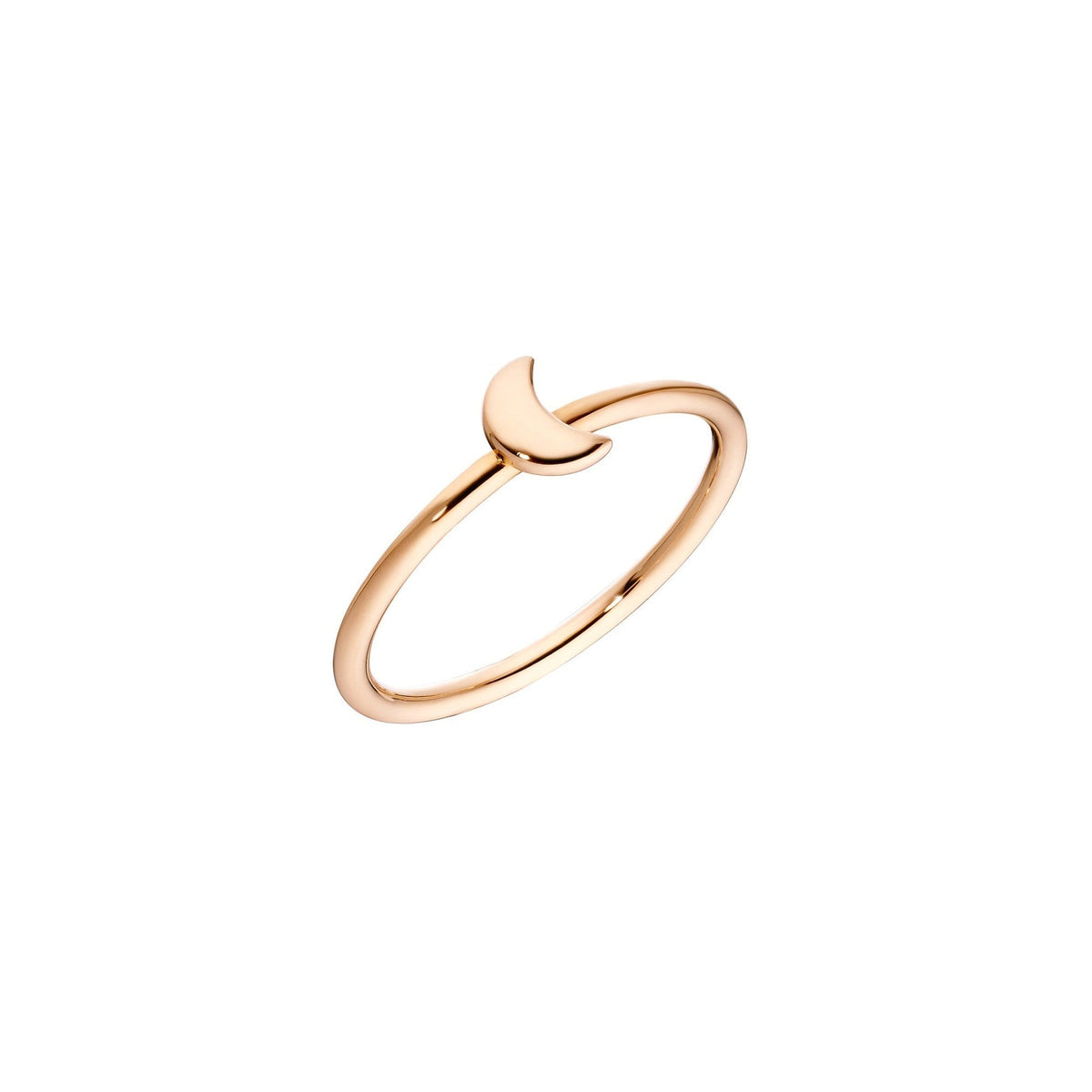 Moon rose gold Ring - Rose Gold
