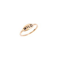 Wild rose gold Oval Ring - Rose Gold