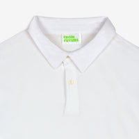 Polo fin décontracté - White