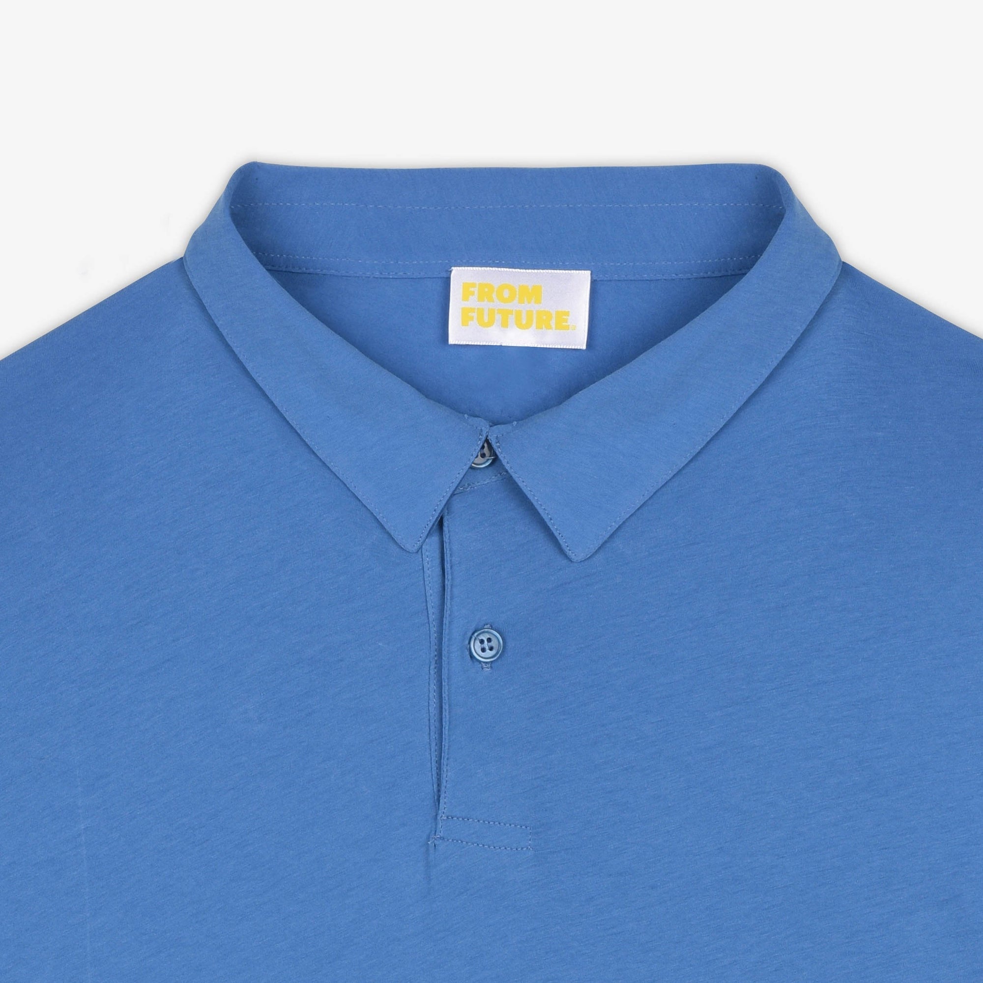 Polo fin décontracté - Denim Blue