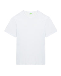 T-shirt à col rond droit - White