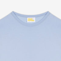 T-shirt à col rond droit - Blue Sky
