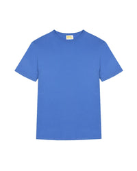 T-shirt à col rond droit - Denim Blue