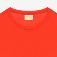 T-shirt droit Supima à col rond - Summer Red