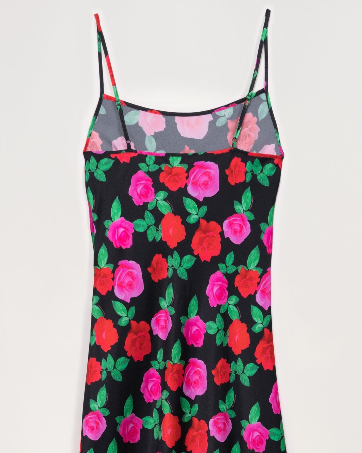 Robe longue Gisele en soie - Winter Roses