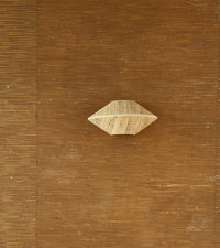 Applique Amalfi demi soucoupe en rotin - Sable