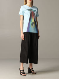 T-shirt à imprimé ovni - Blue Multico