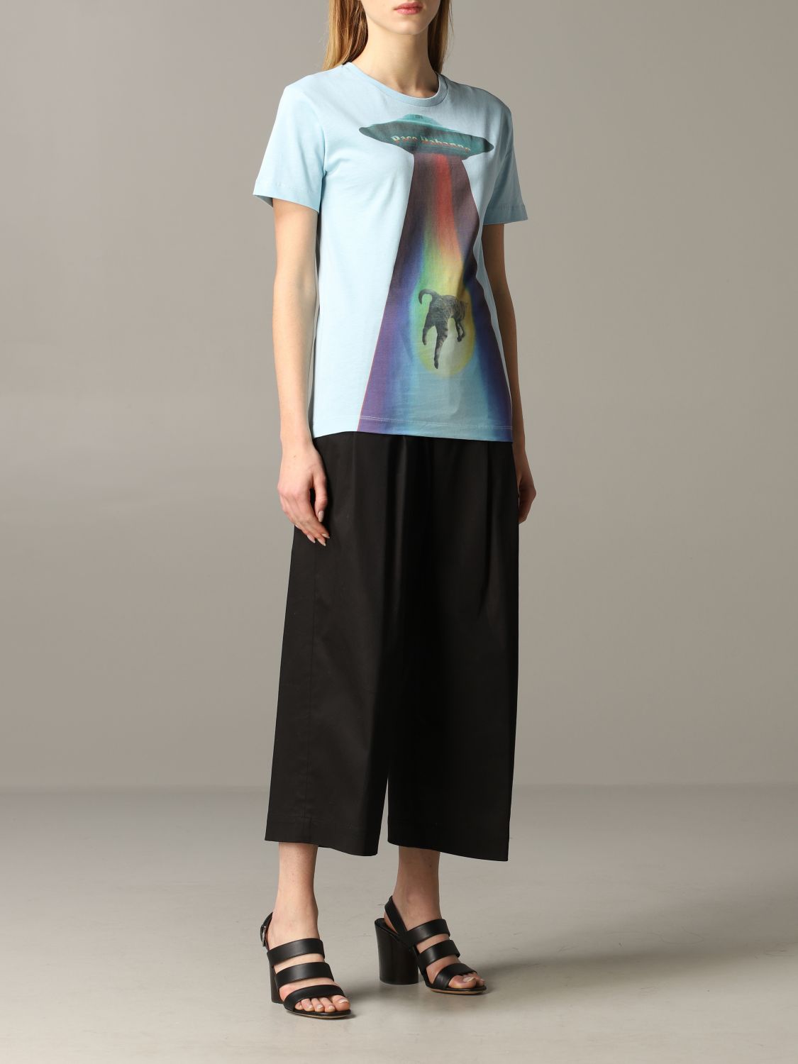 T-shirt à imprimé ovni - Blue Multico