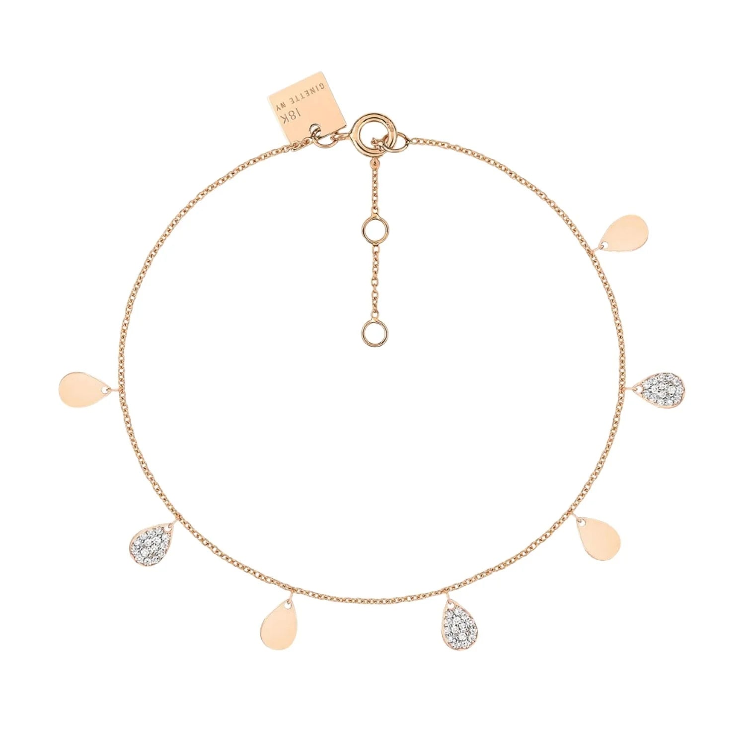 Bracelet Bliss en or rose 18 carats & diamant