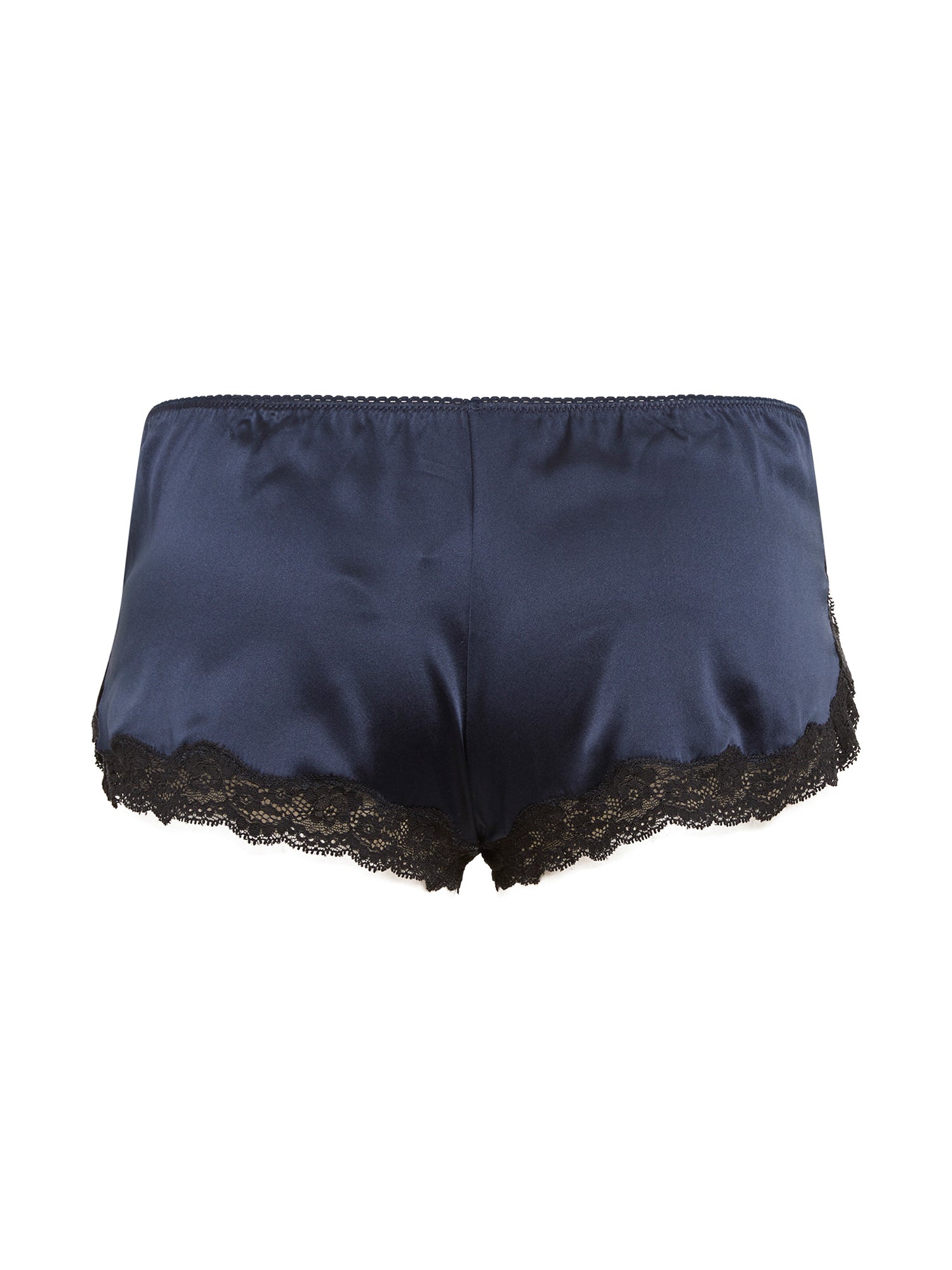 Shorts court Les intemporels en soie - Océan & Noir