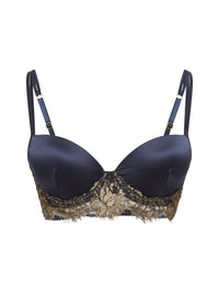 Soutien-Gorge push-up Splendide en soie - Océan & Or