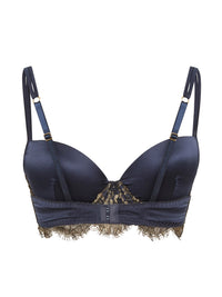 Soutien-Gorge push-up Splendide en soie - Océan & Or