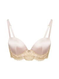 Soutien-Gorge push-up Splendide en soie - Poudre & Or