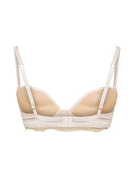 Soutien-Gorge push-up Splendide en soie - Poudre & Or