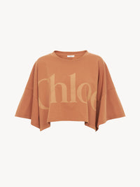 T-shirt court ample - Orange Rust