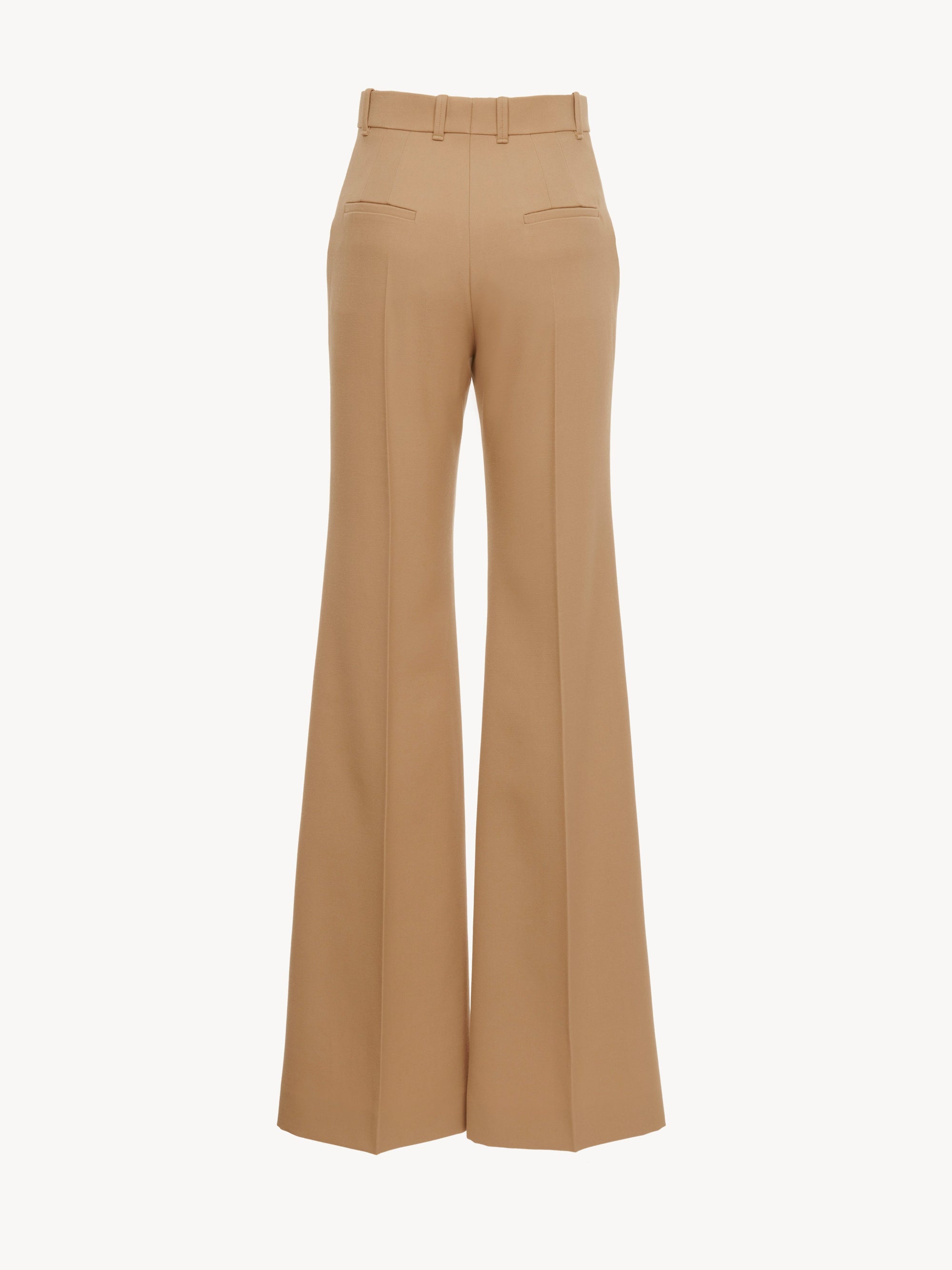 Pantalon en gabardine de laine - Beige Perle