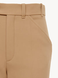 Pantalon en gabardine de laine - Beige Perle