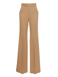 Pantalon en gabardine de laine - Beige Perle