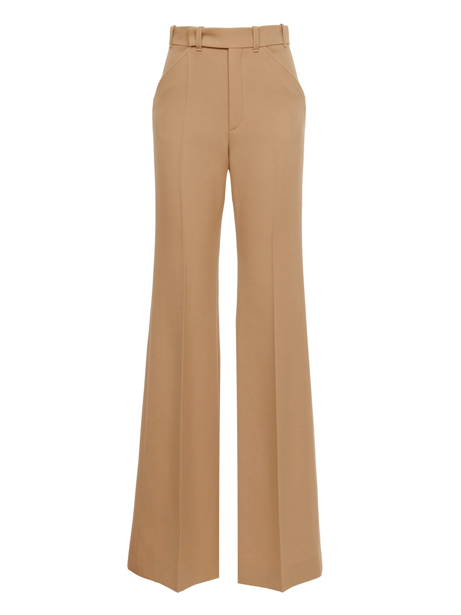 Pantalon en gabardine de laine - Beige Perle