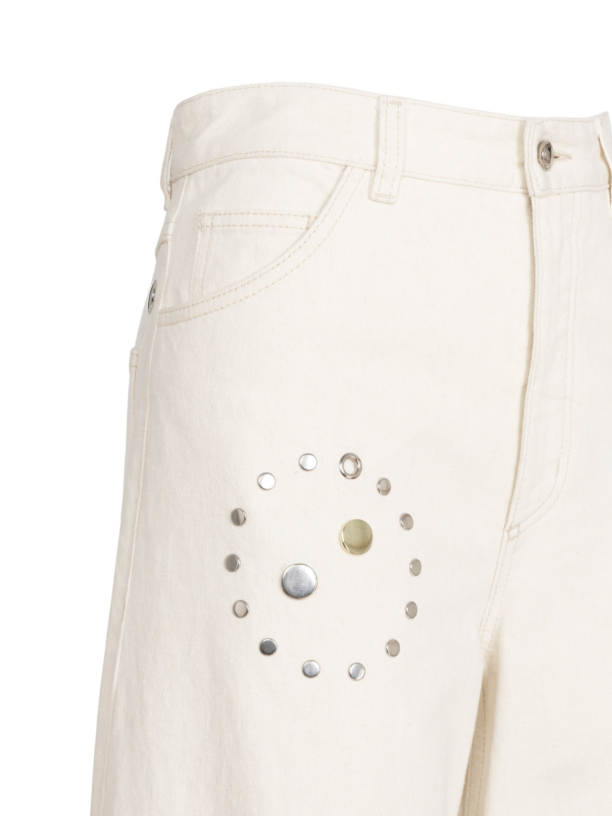 Jean en chanvre et coton recyclé - Lait Iconique