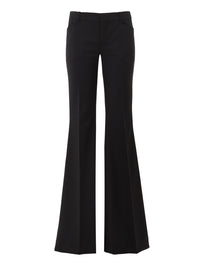 Pantalon en toile de laine - Noir
