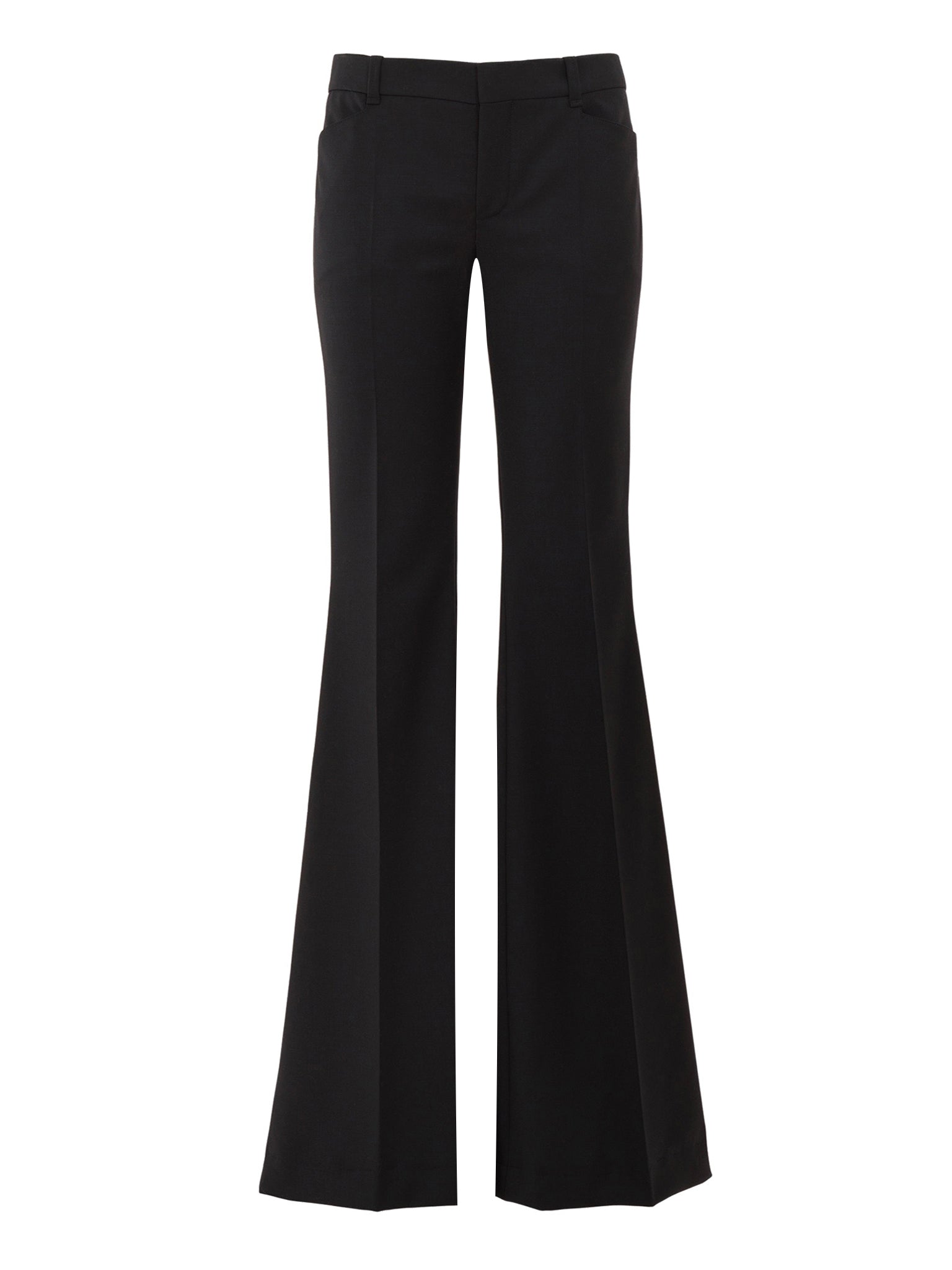 Pantalon en toile de laine - Noir
