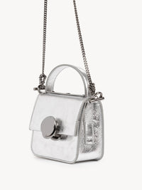 Mini sac à main Penelope en cuir - Argent