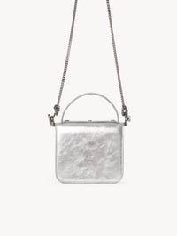 Mini sac à main Penelope en cuir - Argent