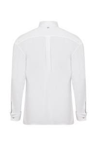 Chemise à boutons Swarovski - Blanc