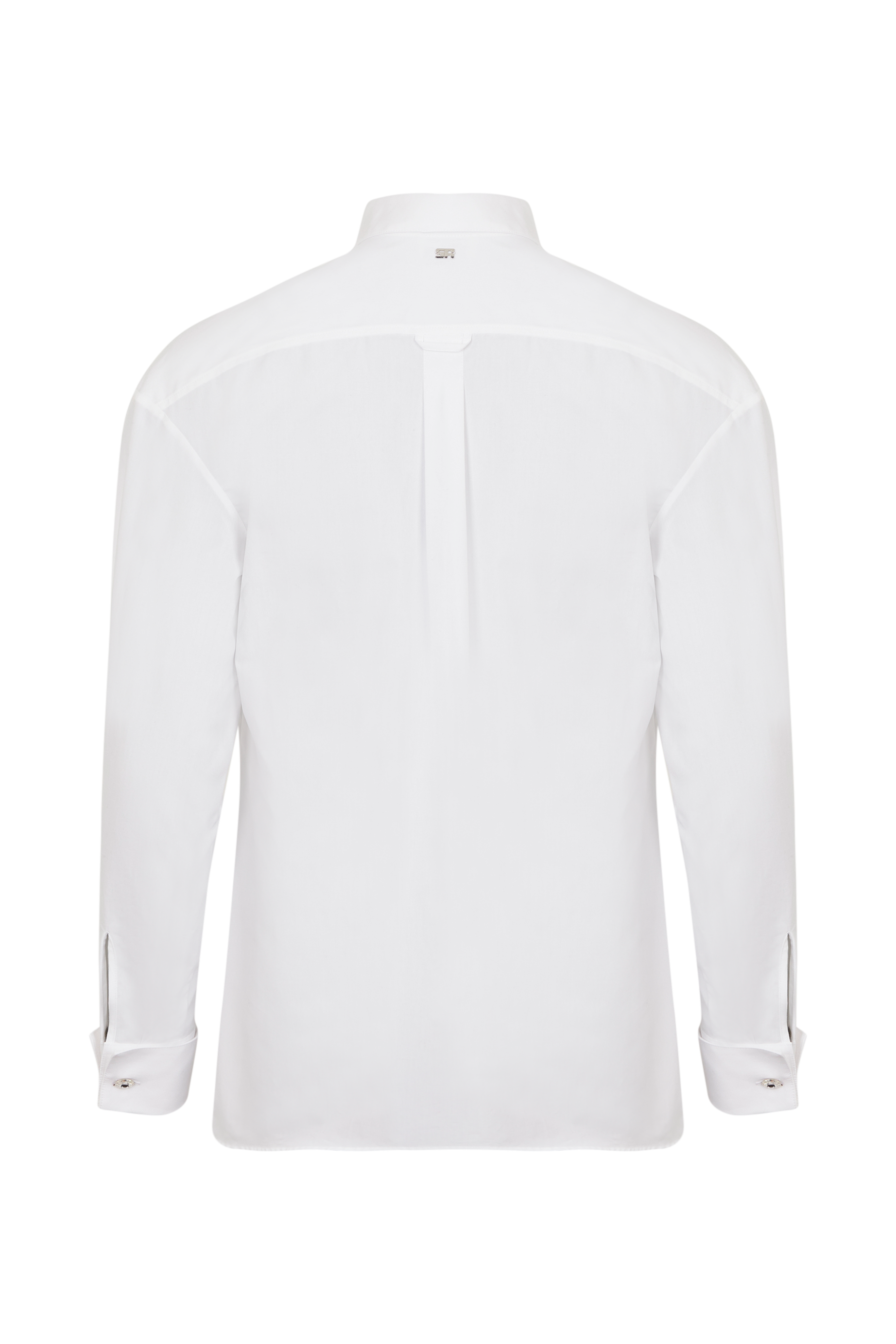 Chemise à boutons Swarovski - Blanc