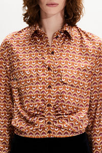 Blouse vintage papyrus - Rose