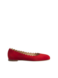 Ballerines Lauren en cuir - Red Flame