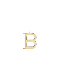 Pendentif pour sac Alphabet en laiton - Gold B