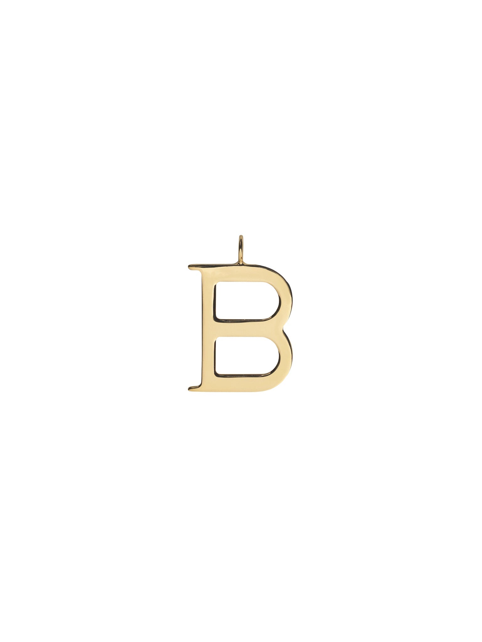 Pendentif pour sac Alphabet en laiton - Gold B