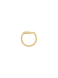 Anneau Alphabet pour sac Chloé - Gold