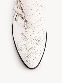 Bottines Susanna en cuir - Cloudy White