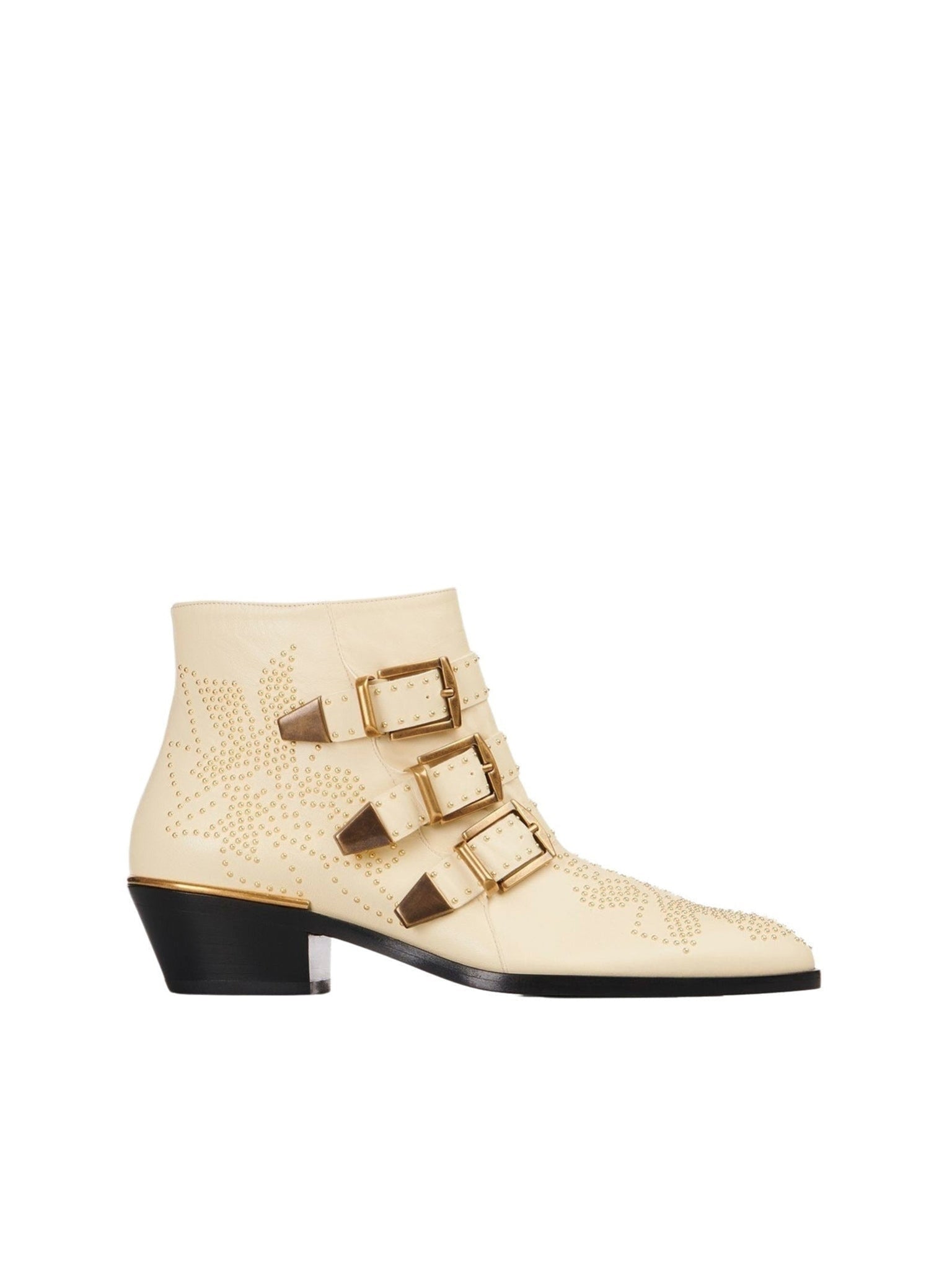 Bottines Susanna en cuir - Cloudy Cream