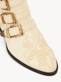 Bottines Susanna en cuir - Cloudy Cream