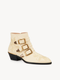 Bottines Susanna en cuir - Cloudy Cream
