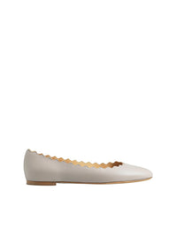 Ballerines Lauren en cuir - Elephant Grey
