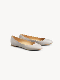 Ballerines Lauren en cuir - Elephant Grey