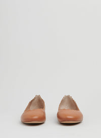 Ballerines Lauren en peau de mouton nappa - Caramello