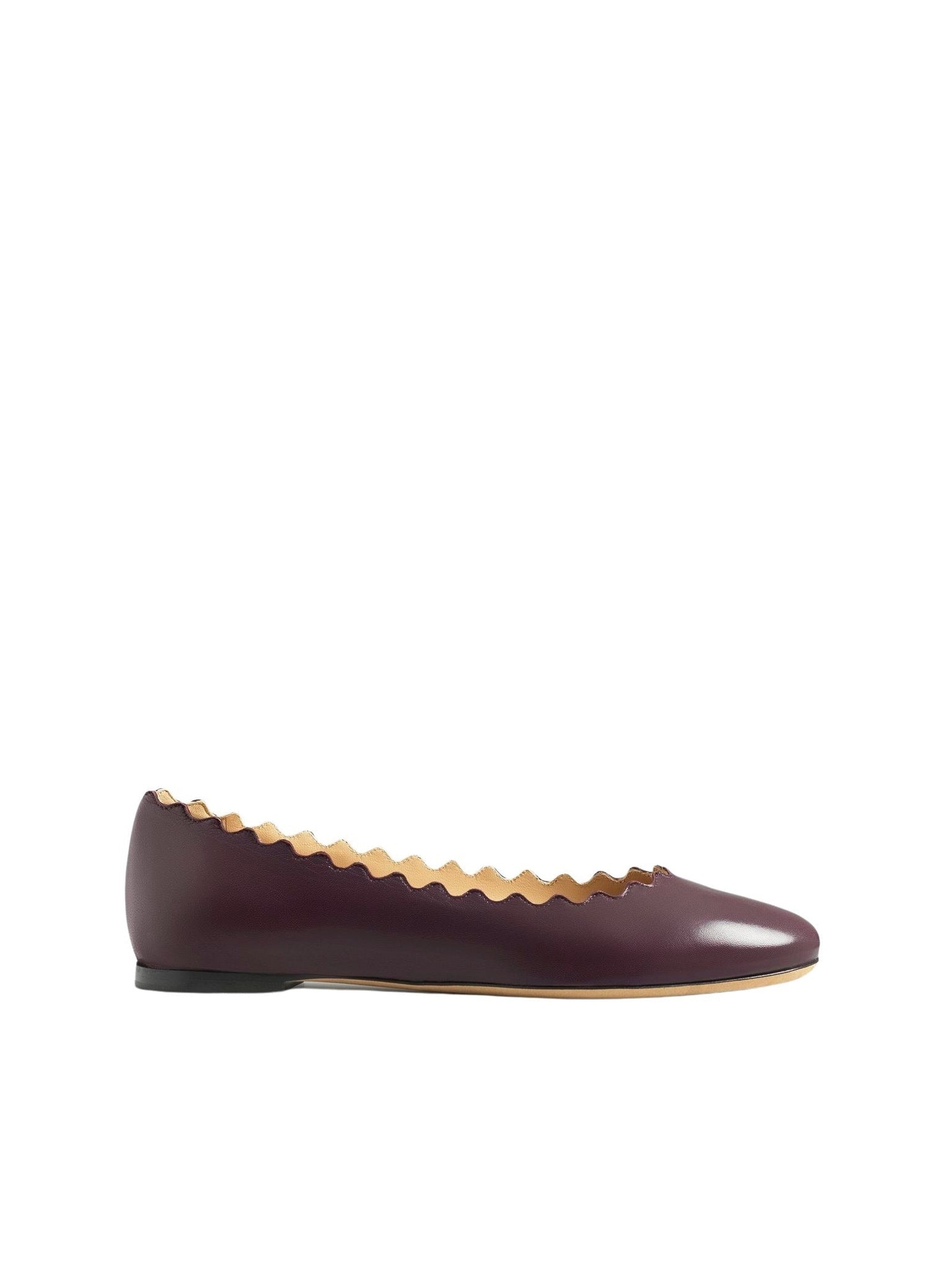 Ballerines Lauren en cuir - Dark Purple