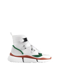 Sneakers Sonnie en cuir - Jungle Green