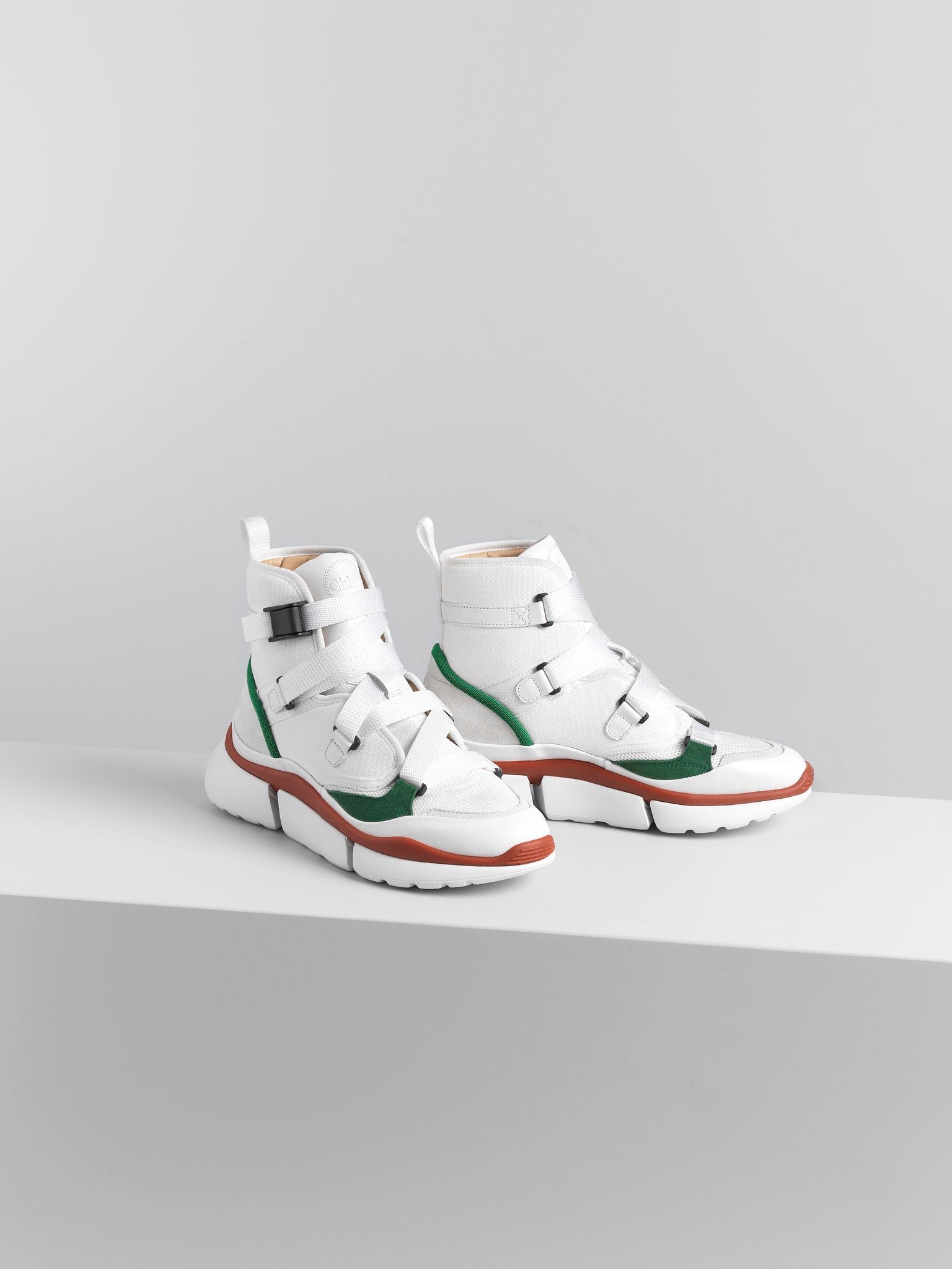 Sneakers Sonnie en cuir - Jungle Green