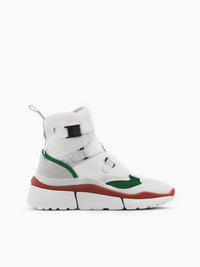 Sneakers Sonnie en cuir - Jungle Green