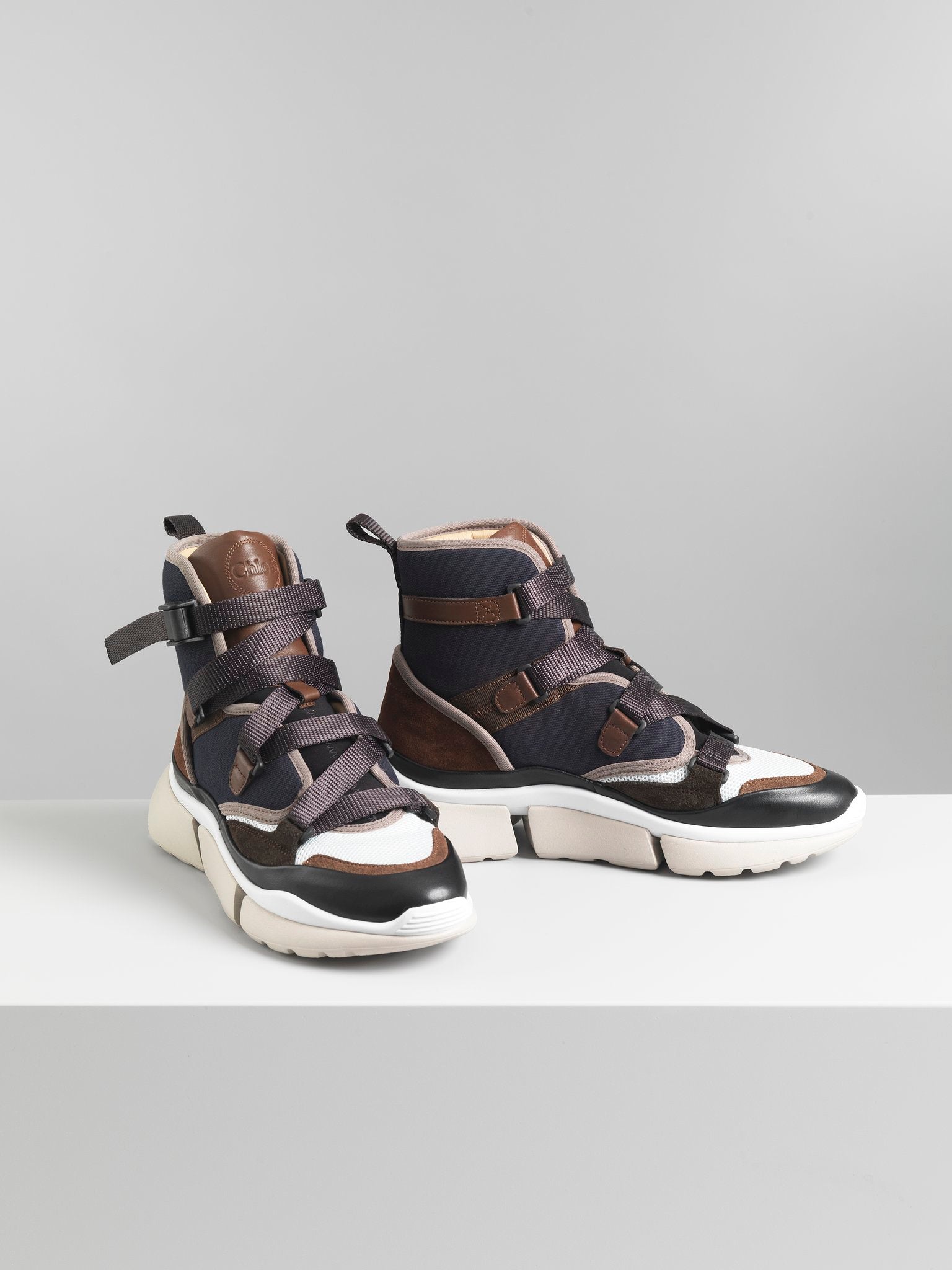 Sneakers Sonnie en cuir - Navy Ink